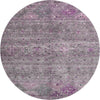 Piper Looms Mayfield Global AMF1220 Purple Machine Washable Area Rug Round Main Image