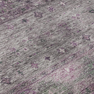 Piper Looms Mayfield Global AMF1220 Purple Machine Washable Area Rug Swatch Image
