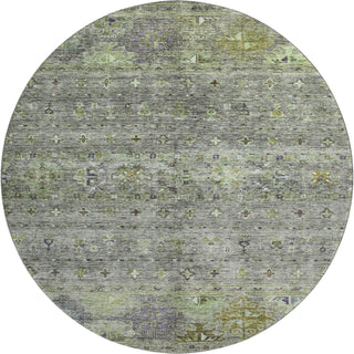 Piper Looms Mayfield Global AMF1220 Sage Machine Washable Area Rug Round Main Image