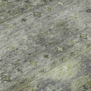 Piper Looms Mayfield Global AMF1220 Sage Machine Washable Area Rug Swatch Image