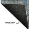 Piper Looms Mayfield Geometric AMF1221 Blue Machine Washable Area Rug Backing Image