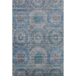 Piper Looms Mayfield Geometric AMF1221 Blue Machine Washable Area Rug main image