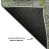 Piper Looms Mayfield Geometric AMF1221 Olive Machine Washable Area Rug Backing Image