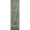 Piper Looms Mayfield Geometric AMF1221 Olive Machine Washable Area Rug Runner Main Image