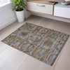 Piper Looms Mayfield Geometric AMF1221 Paprika Machine Washable Area Rug Scatter Lifestyle Image Feature