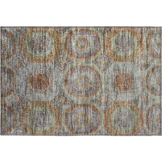 Piper Looms Mayfield Geometric AMF1221 Paprika Machine Washable Area Rug Scatter Main Image
