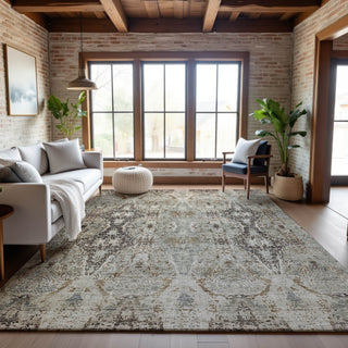 Piper Looms Mayfield Global AMF1222 Linen Machine Washable Area Rug Lifestyle Image Feature
