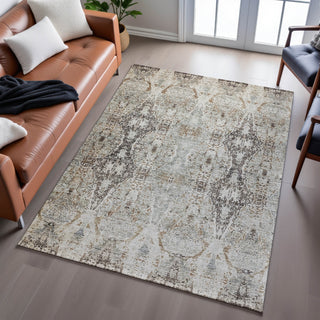 Piper Looms Mayfield Global AMF1222 Linen Machine Washable Area Rug Lifestyle Image Feature