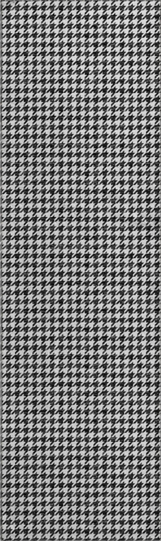 Piper Looms Mayfield Houndstooth AMF137 Black Machine Washable Area Rug Runner Main Image