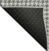 Piper Looms Mayfield Houndstooth AMF137 Gray Machine Washable Area Rug Backing Image