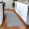 Piper Looms Mayfield Houndstooth AMF137 Gray Machine Washable Area Rug Runner Lifestyle Image Feature