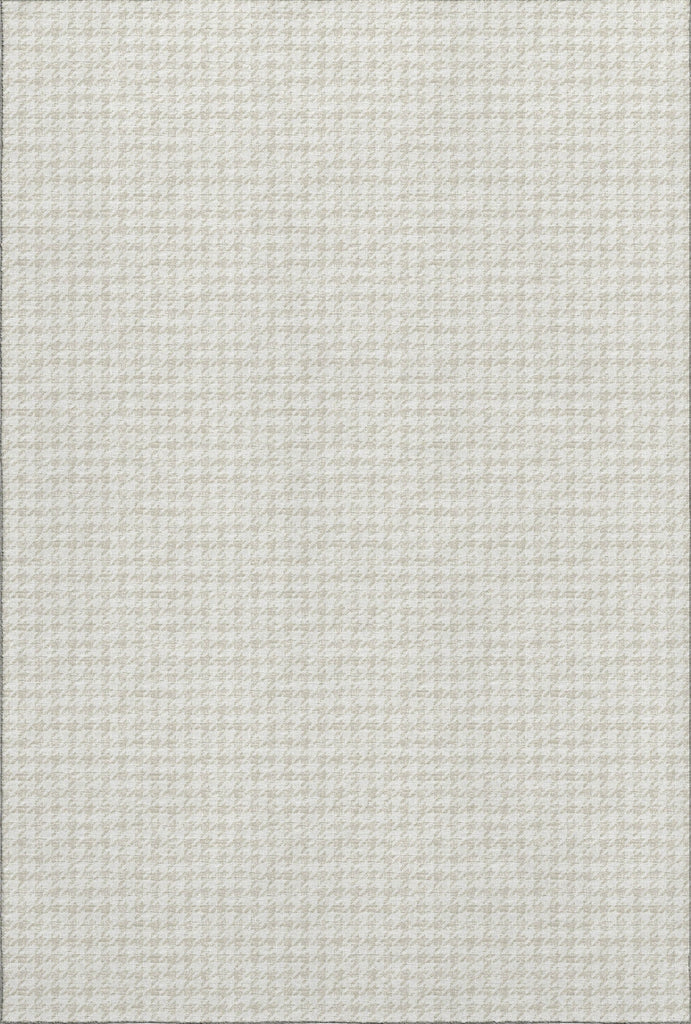 Piper Looms Mayfield Houndstooth AMF137 Linen Machine Washable Area Rug main image