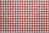 Piper Looms Mayfield Houndstooth AMF137 Red Machine Washable Area Rug Scatter Main Image