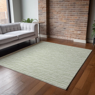 Piper Looms Mayfield Stripes AMF138 Mist Machine Washable Area Rug Lifestyle Image Feature