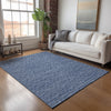 Piper Looms Mayfield Stripes AMF138 Navy Machine Washable Area Rug Lifestyle Image Feature