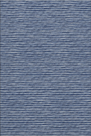 Piper Looms Mayfield Stripes AMF138 Navy Machine Washable Area Rug main image