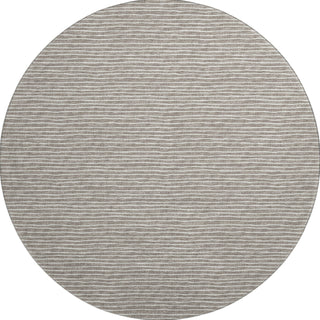 Piper Looms Mayfield Stripes AMF138 Taupe Machine Washable Area Rug Round Main Image