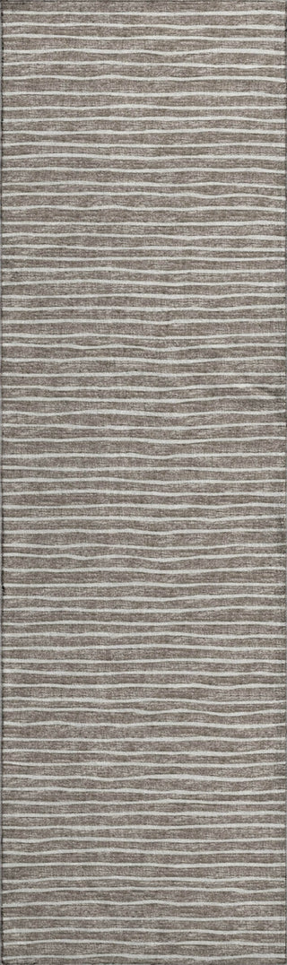 Piper Looms Mayfield Stripes AMF138 Taupe Machine Washable Area Rug Runner Main Image