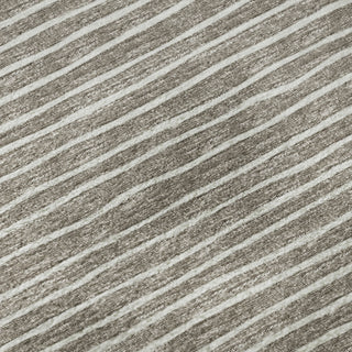 Piper Looms Mayfield Stripes AMF138 Taupe Machine Washable Area Rug Swatch Image