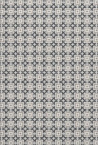 Piper Looms Mayfield Modern Squares AMF139 Black Machine Washable Area Rug main image