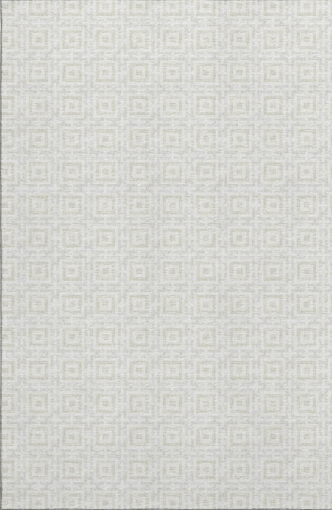 Piper Looms Mayfield Modern Squares AMF139 Linen Machine Washable Area Rug main image