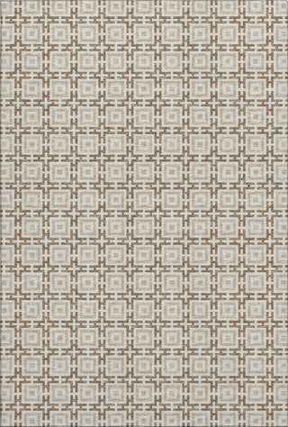 Piper Looms Mayfield Modern Squares AMF139 Taupe Machine Washable Area Rug main image