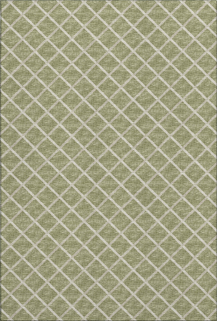 Piper Looms Mayfield Lattice AMF140 Aloe Machine Washable Area Rug main image