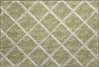 Piper Looms Mayfield Lattice AMF140 Aloe Machine Washable Area Rug Scatter Main Image