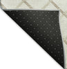 Piper Looms Mayfield Lattice AMF140 Ivory Machine Washable Area Rug Backing Image