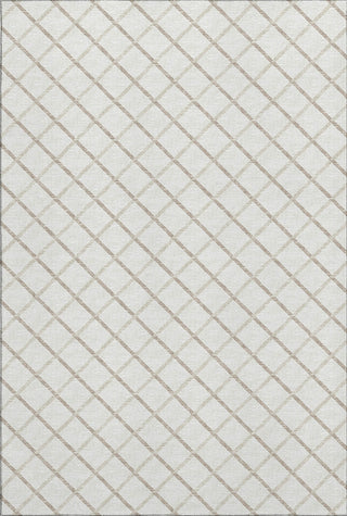 Piper Looms Mayfield Lattice AMF140 Ivory Machine Washable Area Rug main image