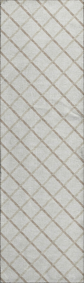 Piper Looms Mayfield Lattice AMF140 Ivory Machine Washable Area Rug Runner Main Image