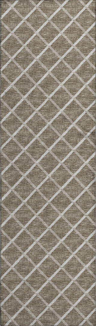 Piper Looms Mayfield Lattice AMF140 Taupe Machine Washable Area Rug Runner Main Image