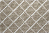 Piper Looms Mayfield Lattice AMF140 Taupe Machine Washable Area Rug Scatter Main Image