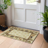 Piper Looms Mayfield Pinecones AMF142 Khaki Machine Washable Area Rug Scatter Lifestyle Image Feature