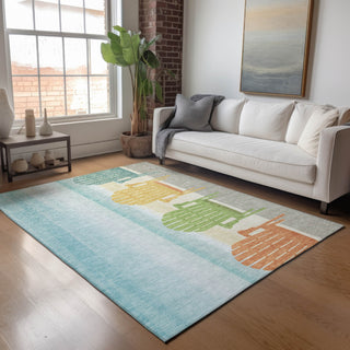 Piper Looms Mayfield Chairs AMF146 Poolside Machine Washable Area Rug Lifestyle Image Feature