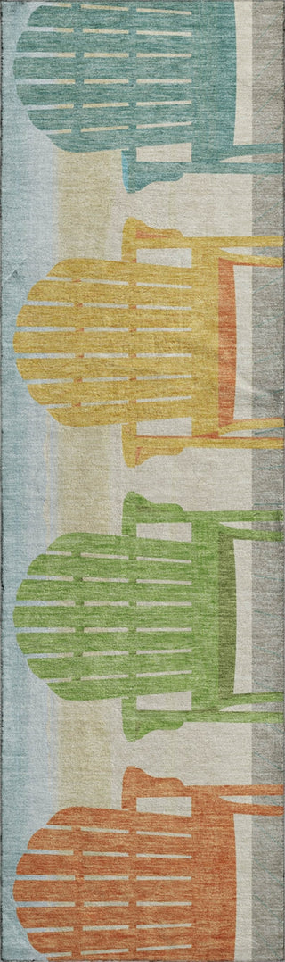 Piper Looms Mayfield Chairs AMF146 Poolside Machine Washable Area Rug Runner Main Image