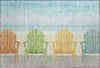 Piper Looms Mayfield Chairs AMF146 Poolside Machine Washable Area Rug Scatter Main Image