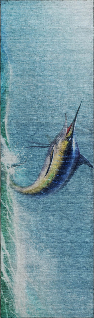 Piper Looms Mayfield Sailfish AMF147 Bermuda Machine Washable Area Rug Runner Main Image