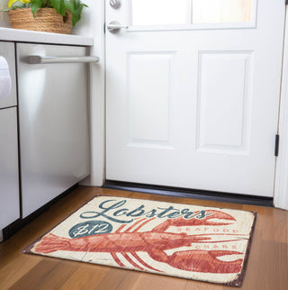 Piper Looms Mayfield Lobster AMF150 Beige Machine Washable Area Rug Scatter Lifestyle Image Feature