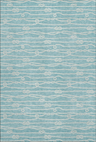 Piper Looms Mayfield Rope AMF152 Lagoon Machine Washable Area Rug main image