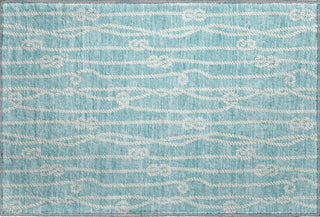 Piper Looms Mayfield Rope AMF152 Lagoon Machine Washable Area Rug Scatter Main Image