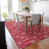Piper Looms Mayfield Rope AMF152 Red Machine Washable Area Rug Lifestyle Image Feature