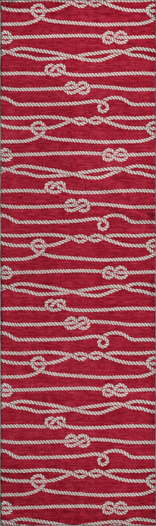 Piper Looms Mayfield Rope AMF152 Red Machine Washable Area Rug Runner Main Image