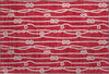 Piper Looms Mayfield Rope AMF152 Red Machine Washable Area Rug Scatter Main Image