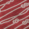 Piper Looms Mayfield Rope AMF152 Red Machine Washable Area Rug Swatch Image