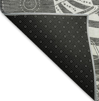 Piper Looms Mayfield Nautical AMF154 Gray Machine Washable Area Rug Backing Image