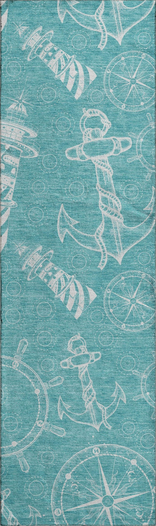Piper Looms Mayfield Nautical AMF154 Ocean Machine Washable Area Rug Runner Main Image