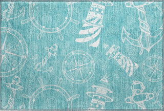 Piper Looms Mayfield Nautical AMF154 Ocean Machine Washable Area Rug Scatter Main Image