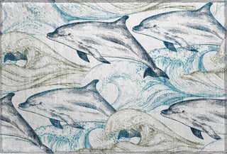 Piper Looms Mayfield Dolphin AMF155 Ivory Machine Washable Area Rug Scatter Main Image