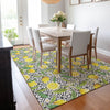 Piper Looms Mayfield Lemons AMF160 Yellow Machine Washable Area Rug Lifestyle Image Feature